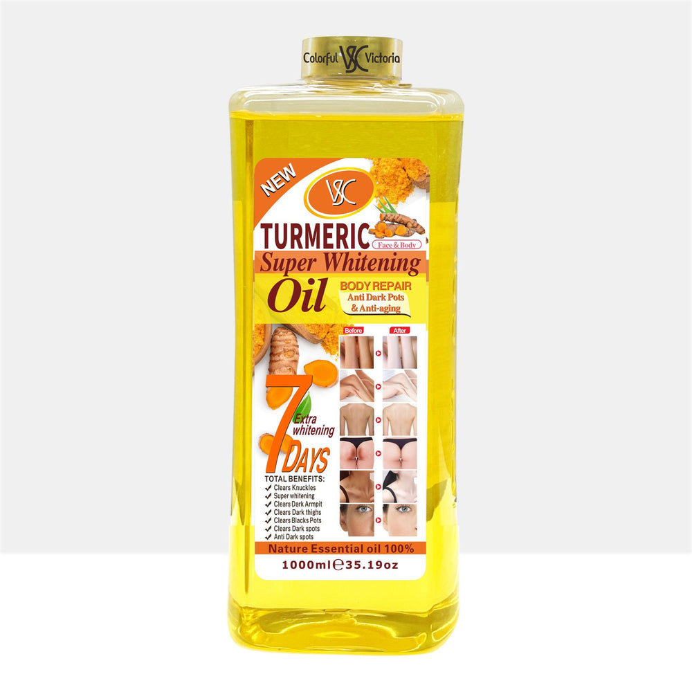 bestseller: turmeric oil 1000ml - turmeric essential oil for body & face, skincare massage oil