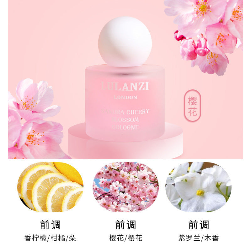 Lulanzi sakura rhododendron orchid perfume women's long-lasting eau de toilette niche student gift set vietnam wholesale
