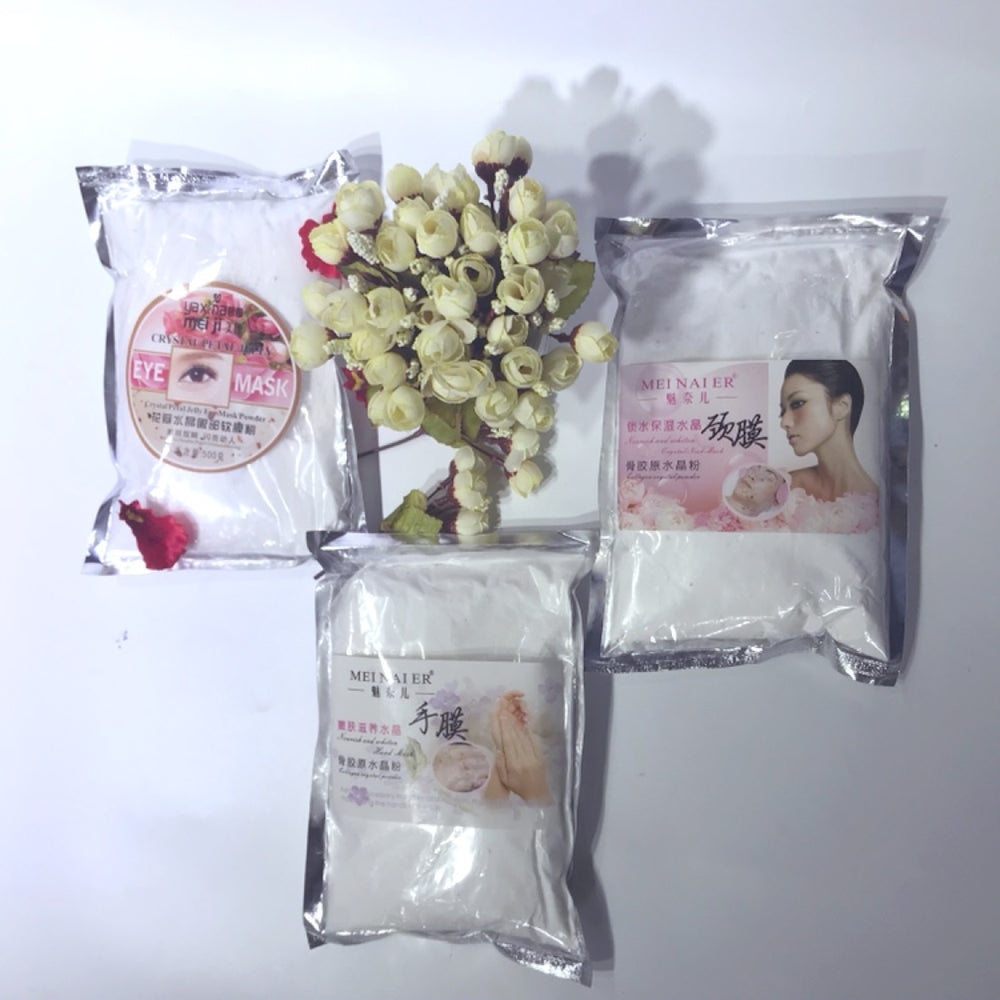 Wholesale crystal rose petal soft mask powder for beauty salons - hydrating, revitalizing, and skin-softening facial mask powder
