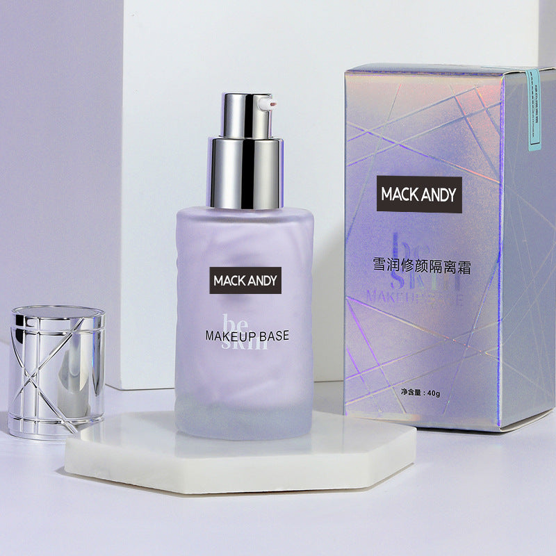 Marco andy snowy repair cream - makeup primer, pore minimizer, concealer, moisturizing, brightening
