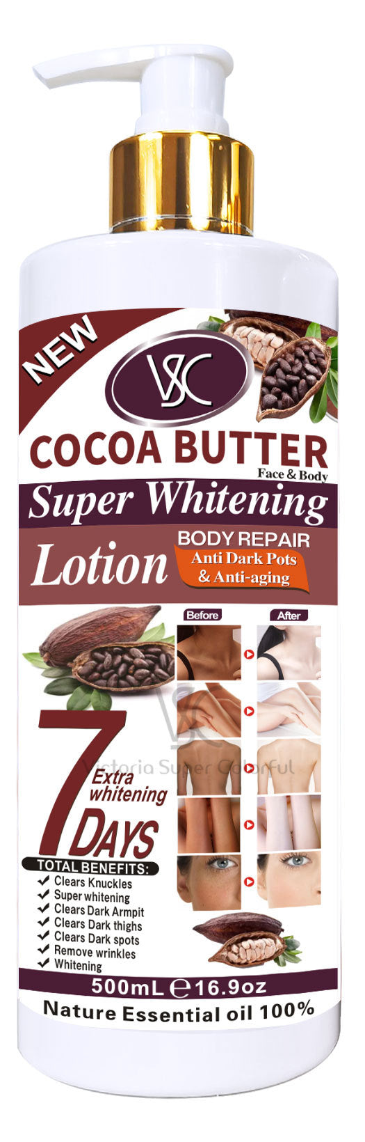 facial and body lotion moisturizing milk delicate massage milk 500ml foreign trade wholesale