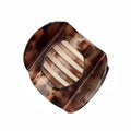 Lazy old money style gripper for women fall and winternew arrival enlarged and widened horizontal clip classy sense retro leopard print hair clip headwear