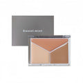 Sweet mint three-color elf concealer palette covers dark circles, tear trough spots, acne marks, contouring and brightening comprehensive palette