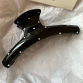 6# clothes hanger black with white dots-11.5cm
