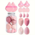 Export hot beauty egg set cross-border 14-piece mini triangle water drop puff air cushion makeup egg sponge