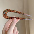U-shaped hairpin for women, high-end chinese ancient style, new chinoiserie, hairpin, headdress, casual modern daily fixed hairpin