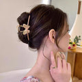 Metal retro palace style butterfly clip cold style hair large shark clip girl hairpin hair accessories wholesale