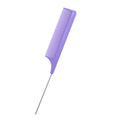 hot-selling 21cm hairdressing steel needle comb, pointed tail comb, plastic comb, pointed tail comb, hairdressing tools, spot wholesale