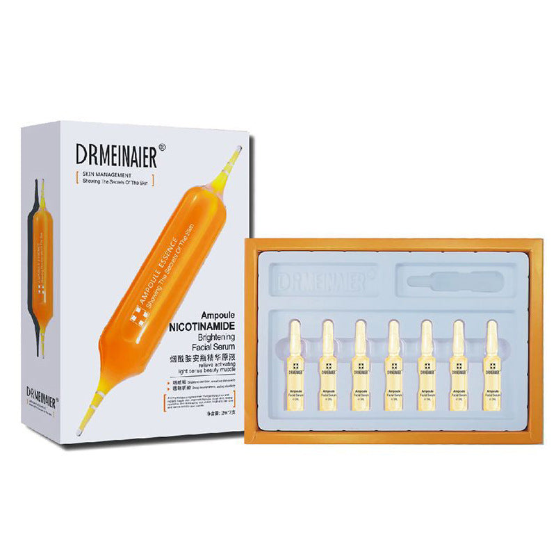 ampoule original solution 7-pack essence vitamin c nicotinamide hydrating, brightening, firming hyaluronic acid 24k gold