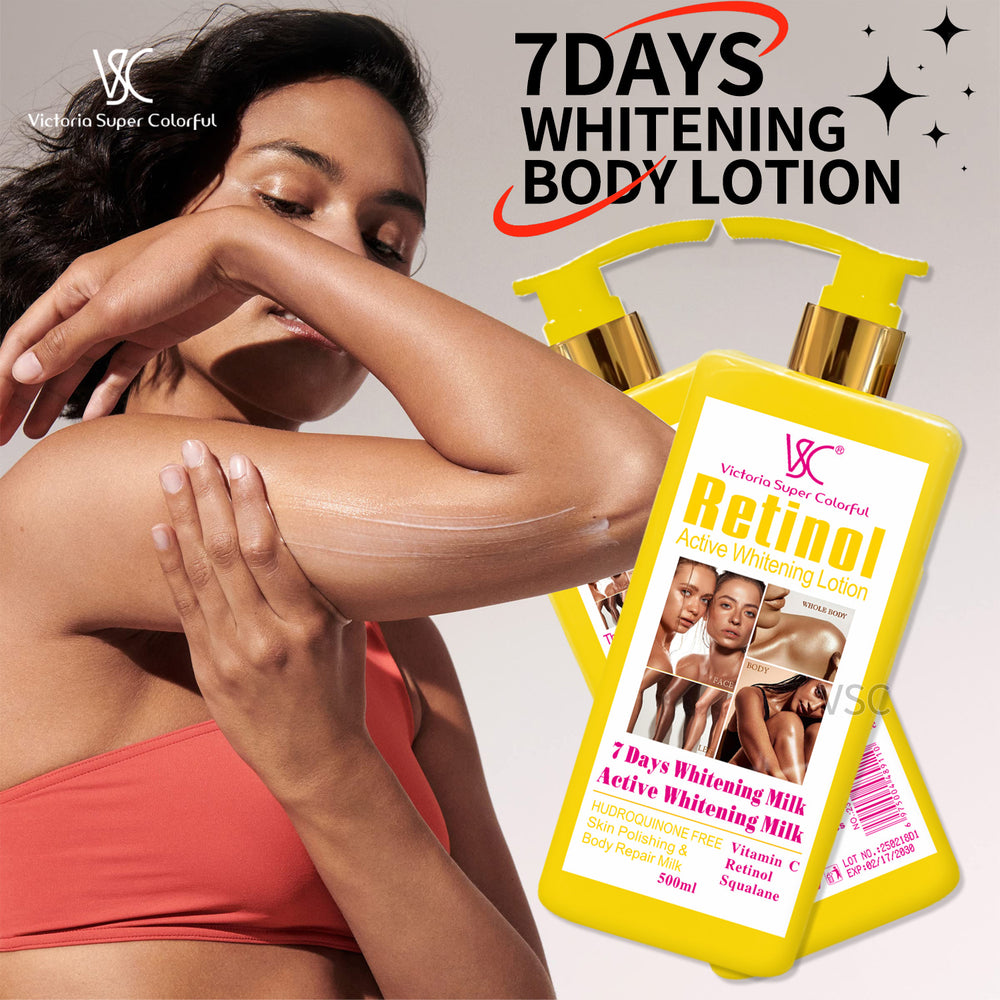 retinol active brightening cream 500ml moisturizing brightening repair milk body lotion factory