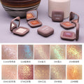Makeup novo keyboard fingertip eyeshadow sparkling super shiny powder long-lasting non-removing makeup mashed potato single color eyeshadow palette