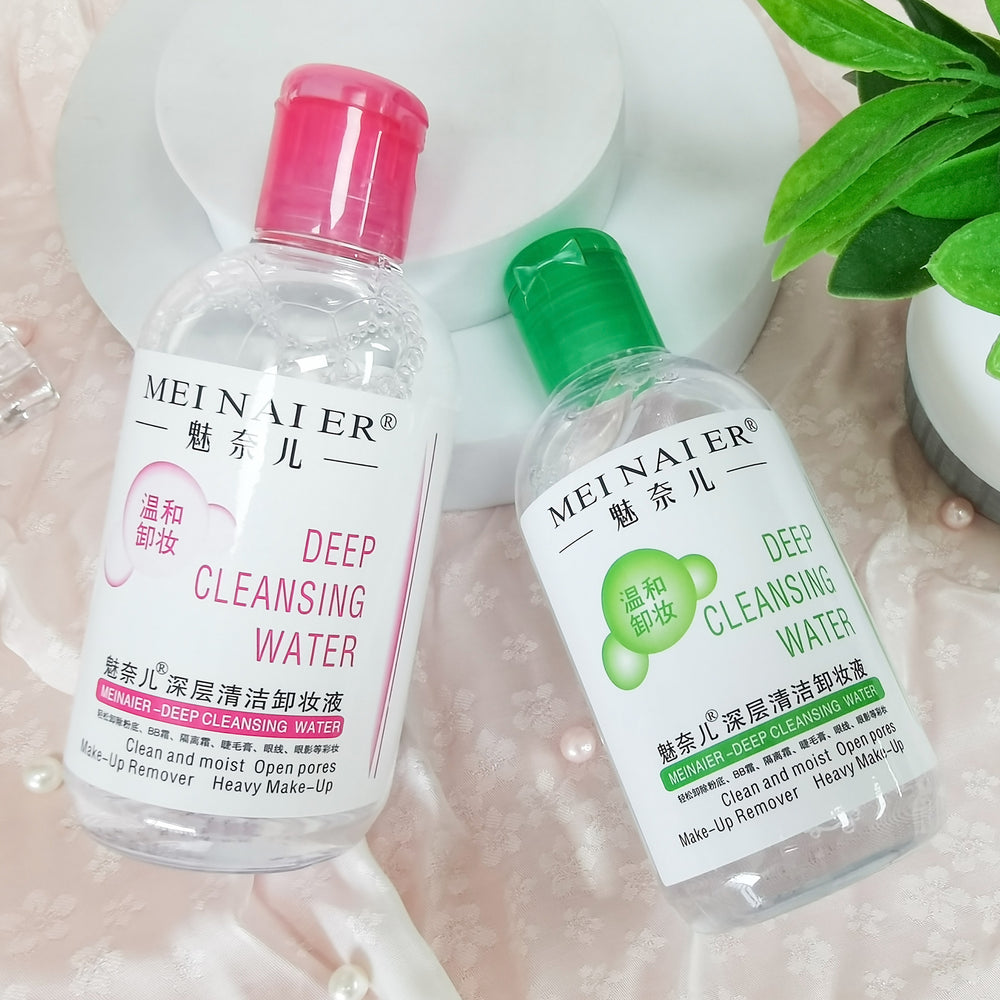 gentle deep cleansing water 250ml hydrating cleansing facial eye and lip three-in-one makeup remover manufacturer wholesale