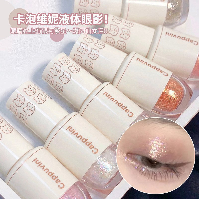 Capavine starry eyeshadow liquid fine shimmer sparkling diamond sequins one tear liquid eyeshadow