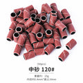 Nail polishing head grinding wheel sand ring, special grinding sand ring for grinder 80#120#180# 50/100 per pack
