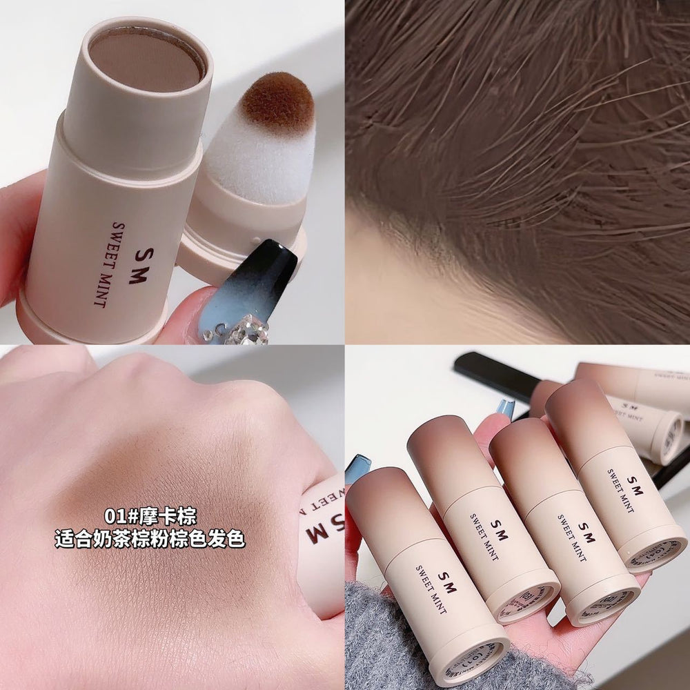 Makeup sweet mint hairline powder stick - hairline concealer, hair filler, hairline repair, sideburn shaping, contouring powder