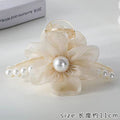 Casual cold style cross gripper large korean elegantelegance hair gripper back of head hairpin frenchretro hair accessories