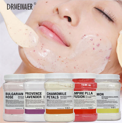 Rose petal crystal jelly mask powder - vampire age-defying hydrating & brightening soft mask powder 650g - wholesale for export