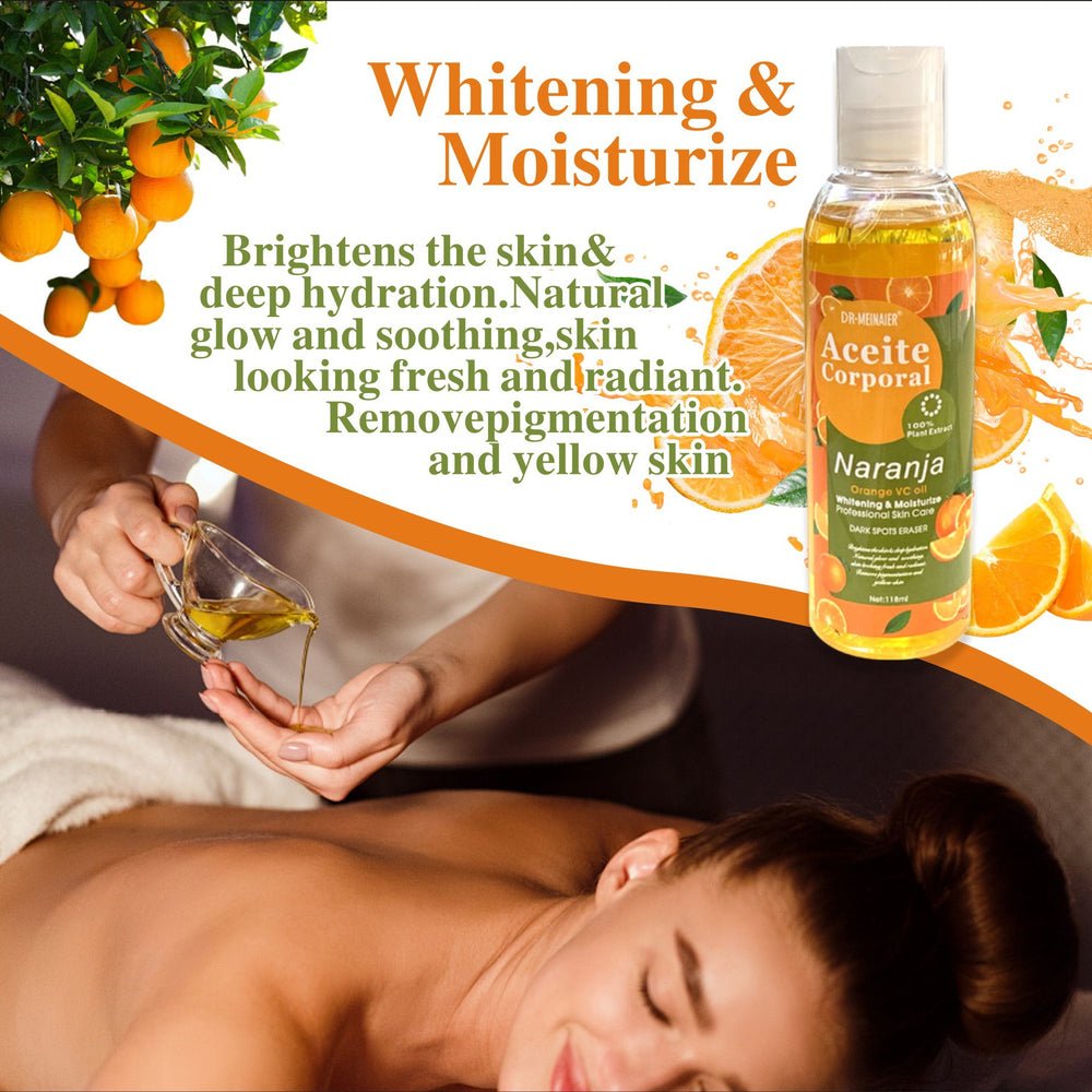 fresh orange vitamin c essential oil 118ml - skincare, body massage, masseuse oil, carrier oil, vc oil - wholesale for export