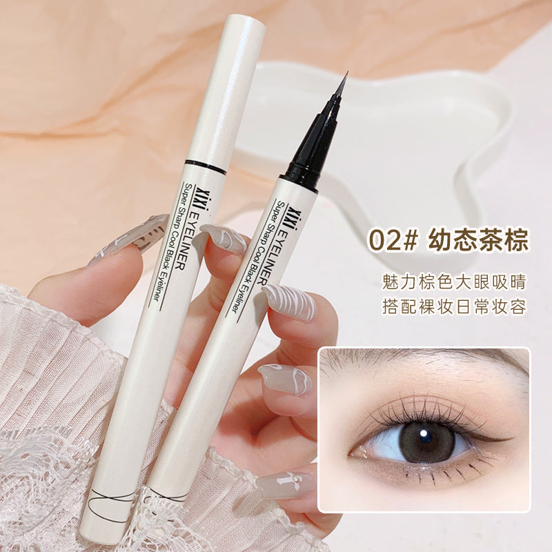 Makeup xixi smooth and slim eyeliner pen ultra-fine waterproof smudge-proof eyeliner for face and under-eye shadow definition