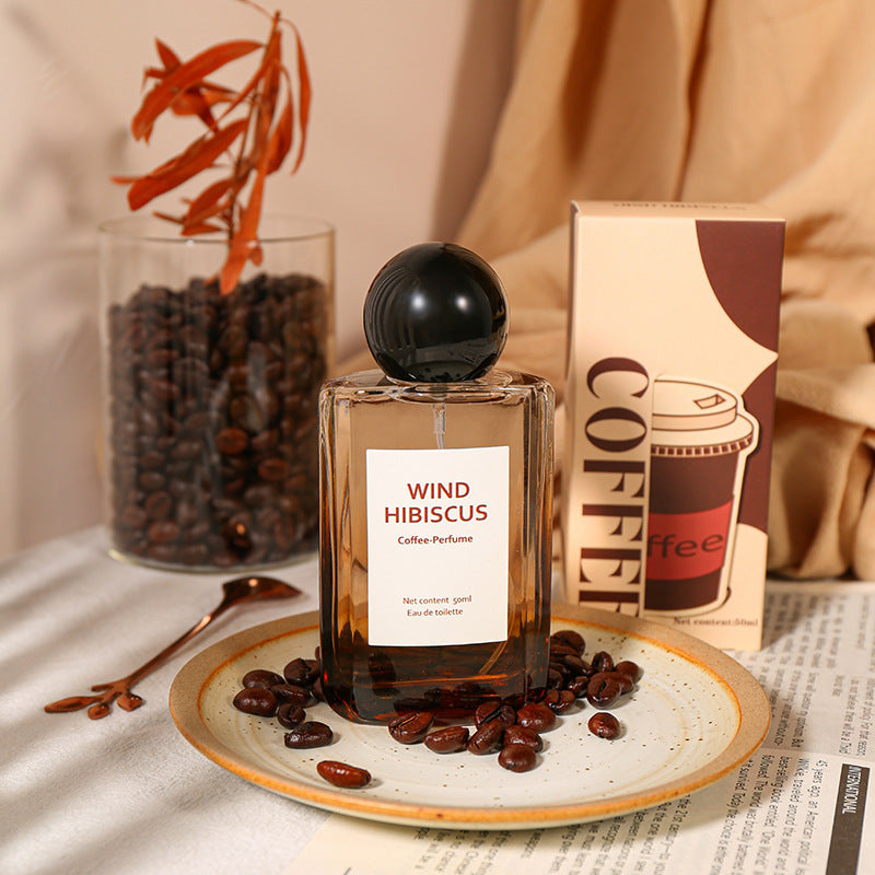 Wind hibiscus perfume coffee time women's perfume woody sandalwood long-lasting light fragrance niche style girls perfume