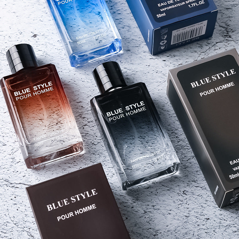 Fragrance wardrobe perfume men's long-lasting cologne woody aromatic blue wood fragrance men's perfume wholesale