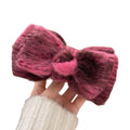 Fabric knittingbows hairpin korean style sweeteasiest for match back of head clip niche styleclassy hair accessories headwear for women