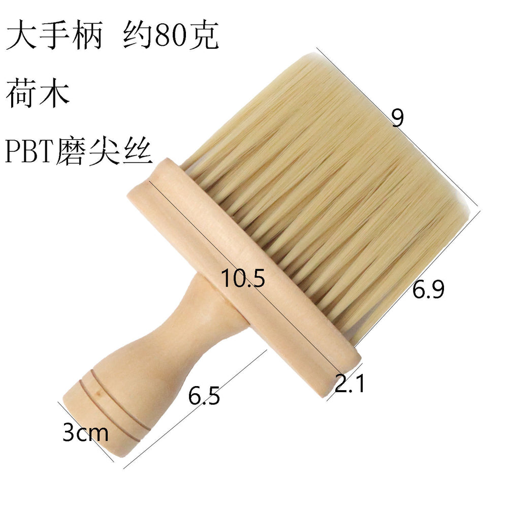 bristle beard brush head brush broken hair brush hairdressing hair brush soft bristle wooden handle neck brush cleaning brush hairdressing supplies