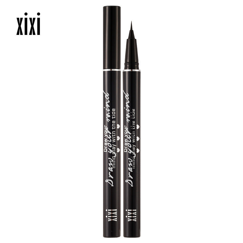Xixi desert track slim eyeliner pen ultra-fine waterproof sweat-proof smudge-proof lower lash & under-eye highlight pen
