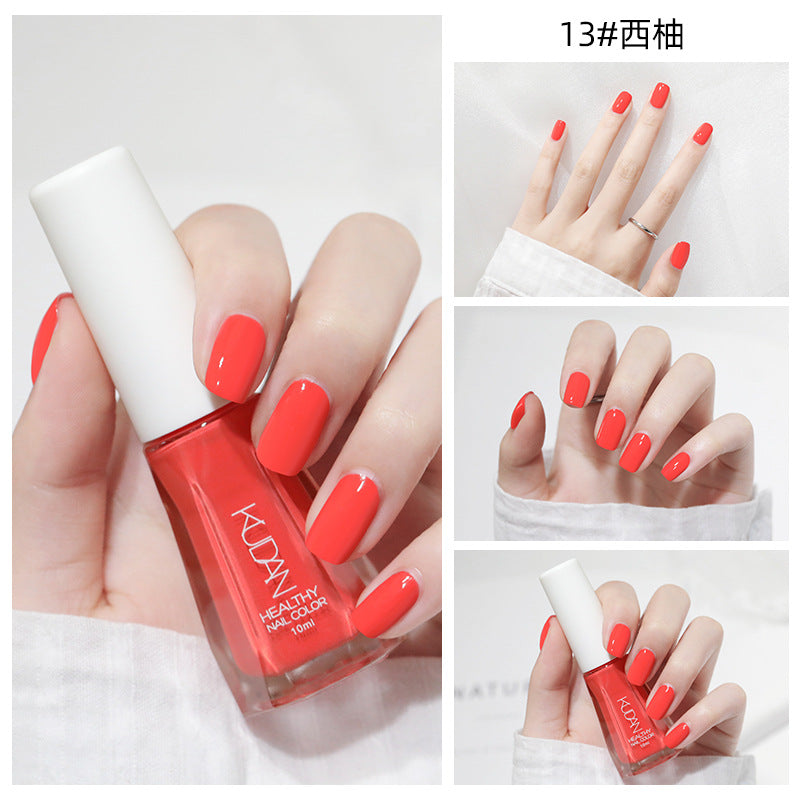 New nail polish: peel-off, no-bake, water-based, odorless, glossy, clear nail polish - spring/summer collection