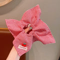 Floral kids square scarf large intestine hair tie girl 2025new arrivaltie ponytail hair rope female princess ball head headwear