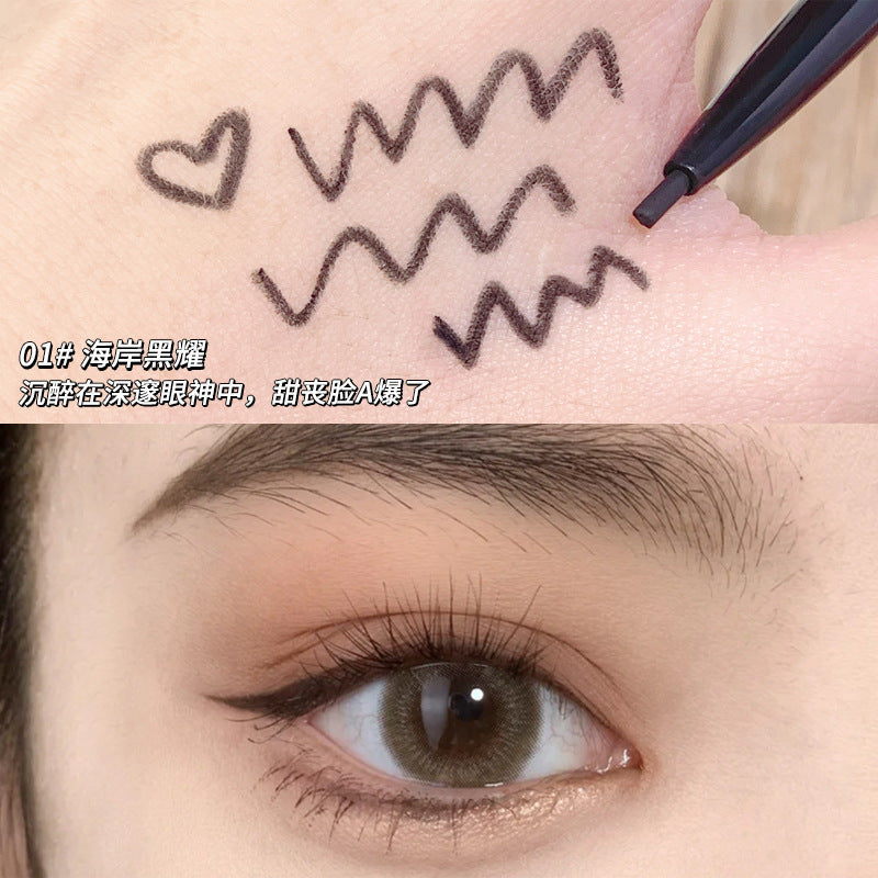 Xixi slim and smooth waterproof eyeliner gel pen ultra-fine long-lasting waterproof non-smudged pseudo-no-makeup colorful eyeliner pen