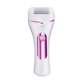 Manso electric foot file - automatic rechargeable callus remover for smooth, beautiful feet - electric foot scrubber & pedicure machine