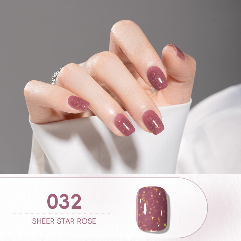 Kudan pure english cross-border special water-based nail polish no baking long-lasting quick-drying peelable 10ml polish