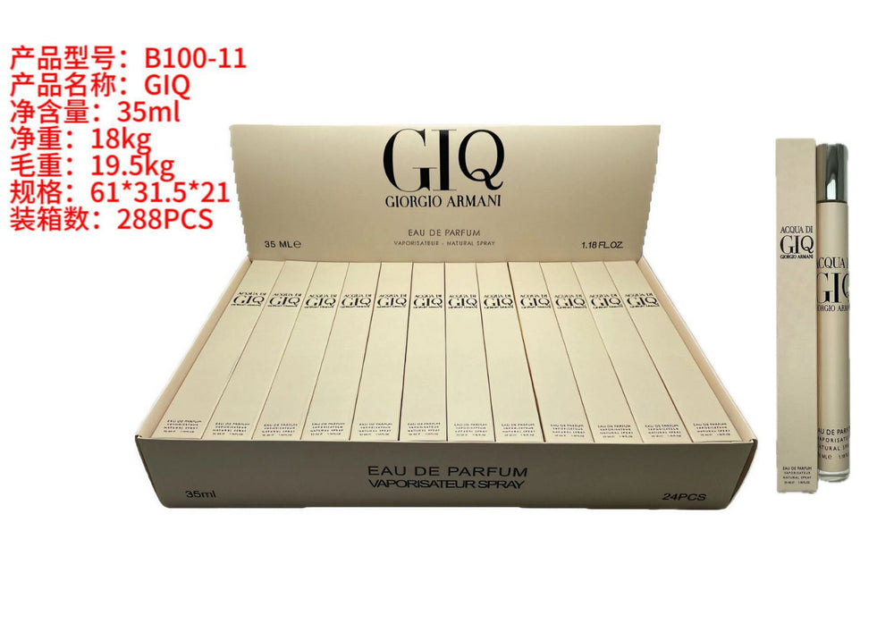 Arabian & vietnamese perfume cross-border hot seller: women's q-version perfume sample - brand name, long-lasting, 35ml sample size - wholesale available