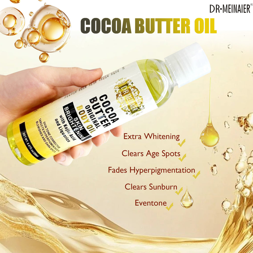 cocoa butter 200ml natural moisturizing botanical oil argan oil for face, body, hair, and massage - wholesale