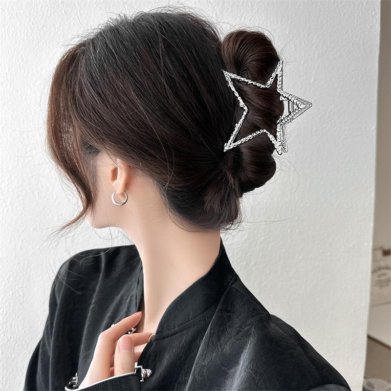 K-style five-pointed star hairpin ~ niche socialite star gripper hot girl hair accessories ins style student shark clip