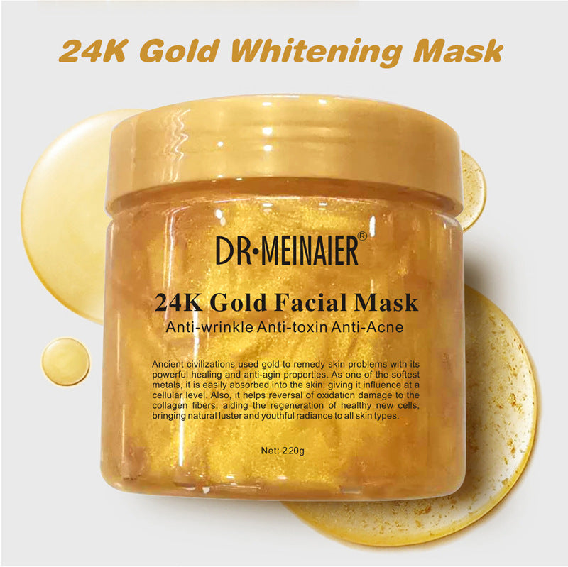 foreign trade 24k gold collagen repair sleeping mask firming hydrating moisturizing cream smear mask 220