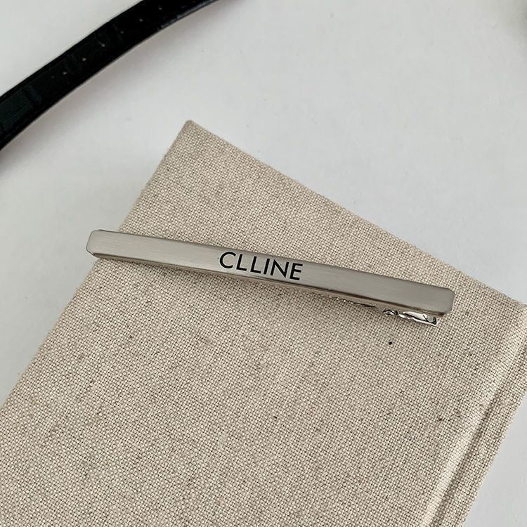Metal letter clip side clip bangs clip 2023 new arrivalclassy broken hair forehead clip headwear hair clip