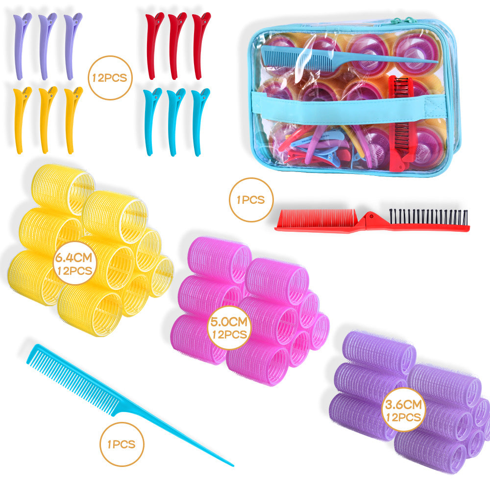 Amazon hair roller makeup bag set - heatless hair curler kit for cross-border e-commerce