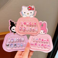 Kids' nail stickers - cute & fun kumi design, waterproof, removable, self-adhesive nail art for girls, perfect for students