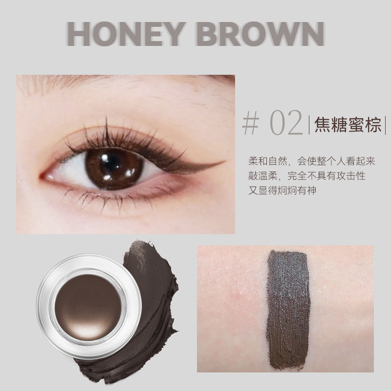 Novo smooth glide eyeliner gel - waterproof, smudge-proof, long-lasting black & brown eyeliner for beginners