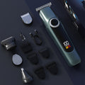 multifunctional hairdressing hair clipper, nose hair trimming, shaving razor, silent waterproof hairdressing device, washable
