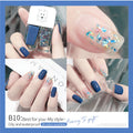 Live douyin popular nail polish set japanese style no-bake nail polish set sequin long-lasting twin nail polish