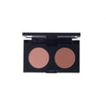 Phantom bear two-color eyeshadow - everyday light makeup, affordable student-friendly rose tea cement eyeshadow palette, high-end, pure & sultry style