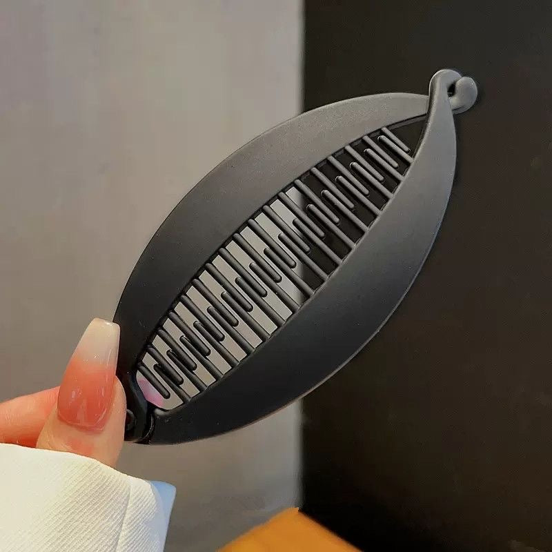 Morandi ponytail buckle hairpin for women, elegant frosted hair twist clip, horizontal clip, hair clip, banana clip, headwear