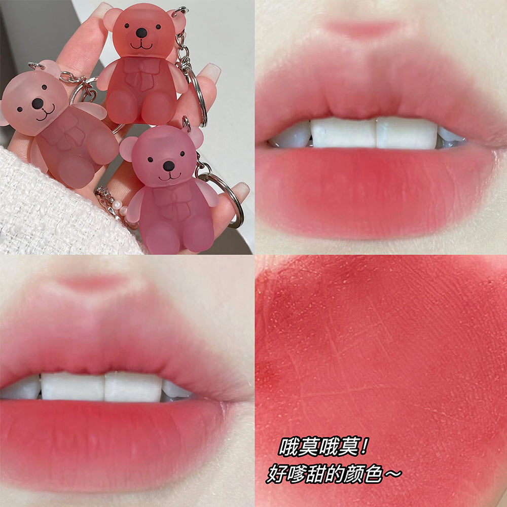 Art value mengle bear velvet lip mud velvet matte matte student low saturation fall and winter whitening lipstick