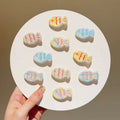 Cream fish hairpin [12-piece set]