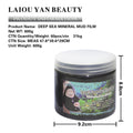 facial mask deep sea mud peel-off mask to remove blackheads and acne mask mud moisturizing night cream factory wholesale