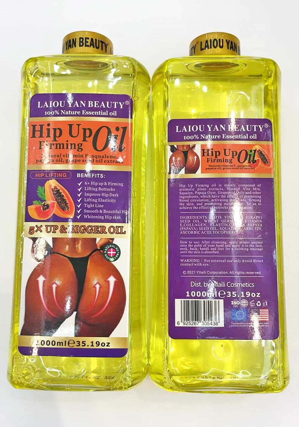 turmeric oil 1000ml, kojic acid oil, facial & body tea tree massage oil, massage & spa, cross-border wholesale