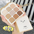 Novo sunny & soft toast eyeshadow palette - shimmer, matte, fine glitter, earth tones - student-friendly & affordable